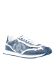 Dolce & Gabbana – Pantofi sport Aria DG albaștri, cu detalii din piele