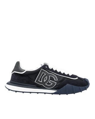 Dolce & Gabbana  Sneakers Albaștri cu logo DG