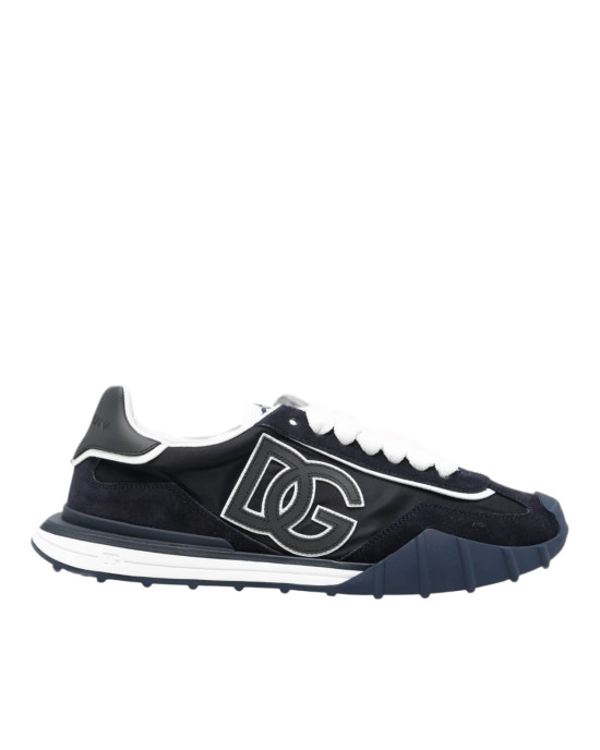 Dolce & Gabbana  Sneakers Albaștri cu logo DG