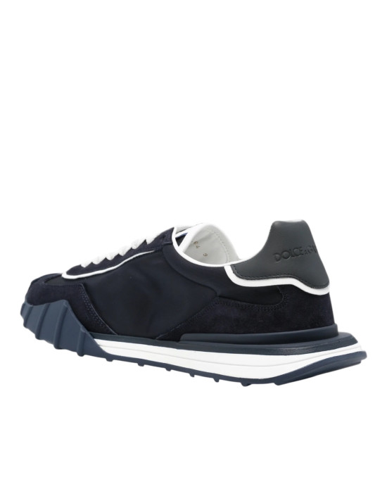 Dolce & Gabbana  Sneakers Albaștri cu logo DG
