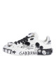 Dolce & Gabbana Portofino Sneakers WIth Applied Stones