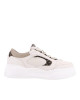 Fendi Force Sneakers albi  din piele