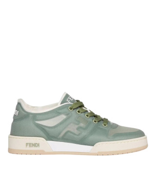 Fendi - Match Mesh Green Low Top Sneakers
