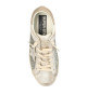 Golden Goose Super-Star din piele, cu glitter