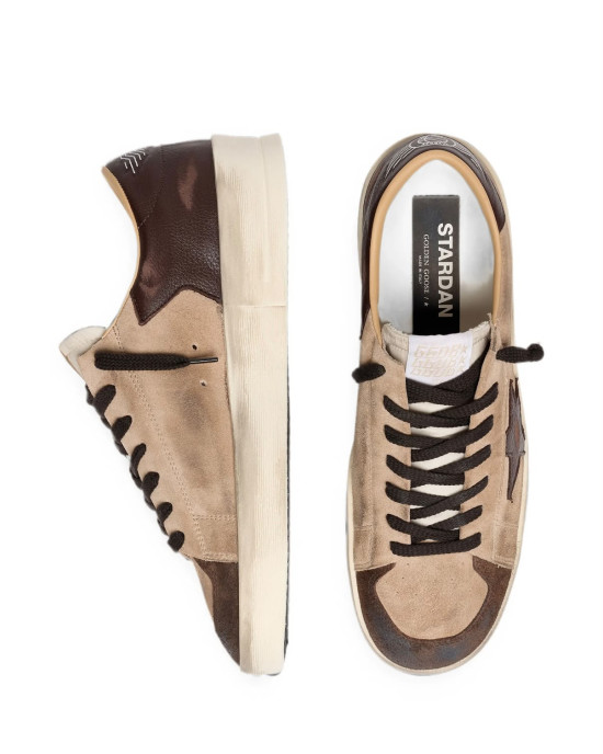 Golden Goose Stardan Sneakers – Bej/Maro