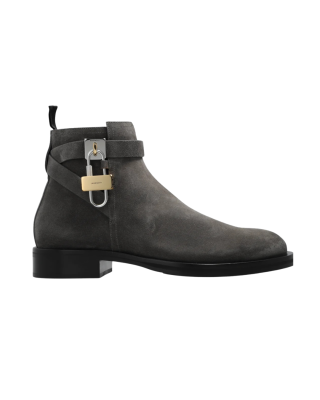 Givenchy Lock Ankle Boots Negru Ghete din Piele Premium