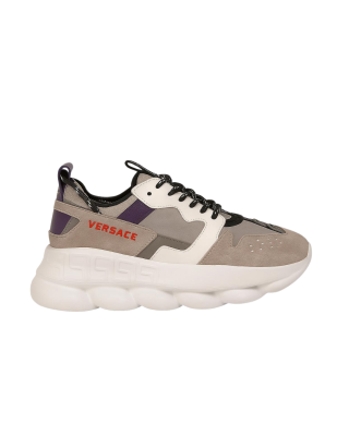 Versace Chain Reaction Sneakers Bej – Sneakers Designer Statement