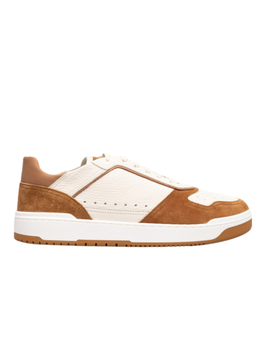Brunello Cucinelli Leather & Suede Sneakers Beige/Camel 