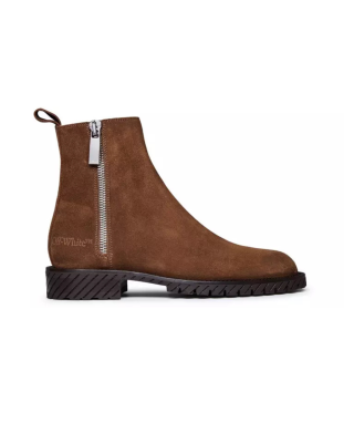 Off White Military Ankle Boots